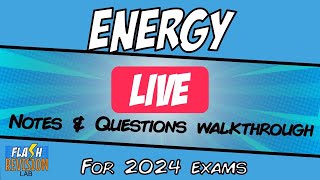 GCSE Physics Energy Stores amp Transfers  Print and Practice  Live Session Replay [upl. by Eitsyrc]