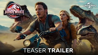 Jurassic World 4 Extinction – Trailer 2025 Scarlett Johansson Chris Pratt  Universal Pictures [upl. by Zeuqirdor]