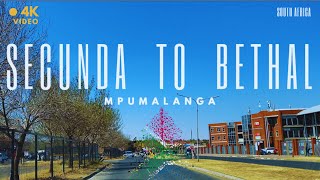 Driving from Secunda to Bethal MPUMALANGA  South Africa [upl. by Wilder]