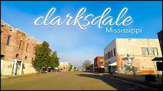 CLARKSDALE MISSISSIPPI DOWNTOWN DRIVE AND GHETTO TOUR  4K [upl. by Rikahs]