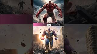 Colossal Titan vs Thanos vs Godzilla Titanoboa wolf Hellboy  Hulk [upl. by Luttrell425]