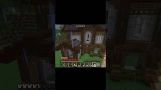 Minecraft Build School How to Make Better Roofs minecraft tutorial shorts [upl. by Pulchia]