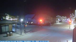 Main Street Livecam Canmore Alberta [upl. by Rodavlas514]