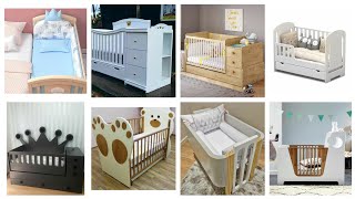 Baby cot designs ideas wooden baby woode crib designs  Baby bedding  Cradle design [upl. by Elleneg]