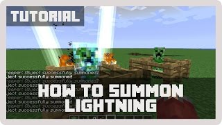 Minecraft How to Summon Lightning [upl. by Umeh]