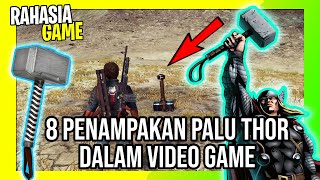 8 Penampakan Palu Thor Dalam Video Game  Hanya yang layak yang bisa angkat Mjolnir [upl. by Domella]