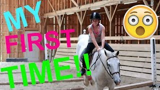 I CANTERED A JUMP HORSE CAMP DAY 3 Day 192 071217 [upl. by Wilkins]