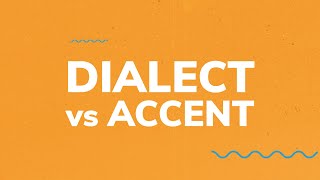 Voice123 Dialect vs Accent  whats the difference [upl. by Nauqaj]