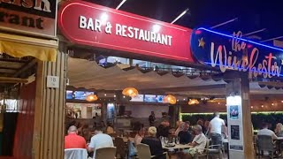 Tenerife Costa Adeje Fanabe Evening Walk Bars and Restaurants Whats Open [upl. by Okimik709]