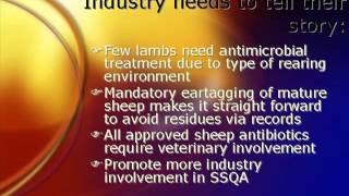 Dr Cindy Wolf  Antimicrobial Use in Sheep and Goats [upl. by Sayed]