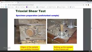 L11 Triaxial Shear Test Consolidated Drain CD Test  CE331  SMF  L3 TI  09122020 [upl. by Essirehc]