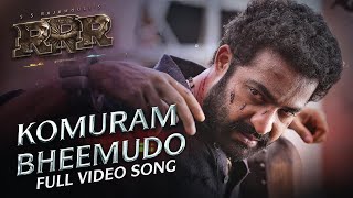 Komuram Bheemudo Song Full Video  RRR  NTR Ram Charan  Bhairava  M M Kreem  SS Rajamouli [upl. by Alledi]