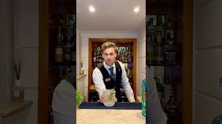 Negroni Bianco Italicus London Dry Gin Vermouth Dry bartender cocktail drink barman mixology [upl. by Eilrahs]