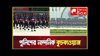 সারদায় পুলিশের নান্দনিক কুচকাওয়াজ  Sardah  Police Parade Bangladesh Police Academy  News Box [upl. by Ulrick]