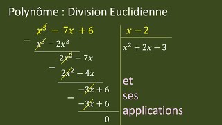 polynome division euclidienne et ses applications [upl. by Abdel]