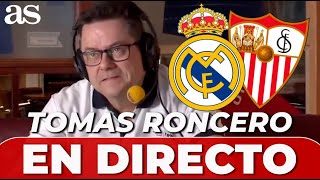 🚨 RONCERO en VIVO reacciona  REAL MADRID  SEVILLA [upl. by Ame]