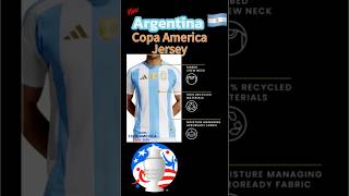 Argentina Copa America 2024 jersey afa vamosargentina adidas futbolargentino copaamerica [upl. by Arte]