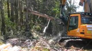 Lako Harvesting Heads Debarking [upl. by Addie]