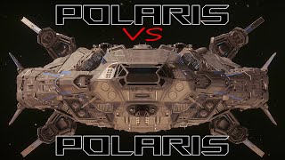 Polaris Vs Polaris  PEAK FULL CREW Star Citizen gameplay [upl. by Bronny692]