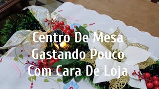 Decoração Centro De Mesa De Natal [upl. by Ursal]