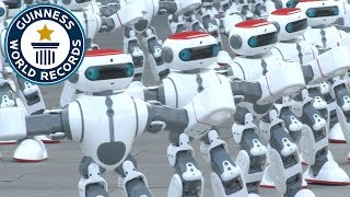 Massive robot dance  Guinness World Records [upl. by Tiffany566]