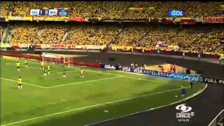 Colombia  Bolivia 50  Eliminatorias Mundial Brasil 2014  1 tiempo [upl. by Tyra]