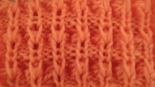 Strickmuster Nr54  LANGE MASCHEN [upl. by Reteip]