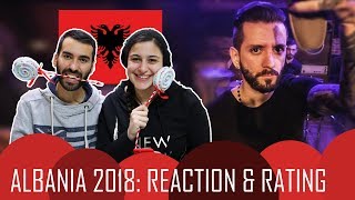 ALBANIA Eurovision 2018 Reaction and Rating Eugent Bushpepa – quotMallquot [upl. by Nycila]