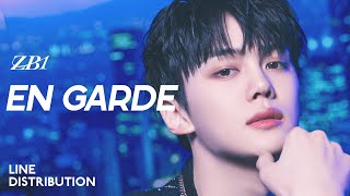 ZEROBASEONE — En Garde  Line Distribution [upl. by Diley]