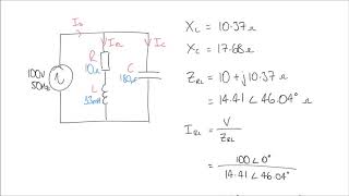 Using Phasor Diagrams to Evaluate Series and True Parallel RLC AC Circuits [upl. by Euqram785]