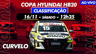 CLASSIFICAÇÃO COPA HYUNDAI HB20  AO VIVO  CURVELO  Sábado 1210  12h25 [upl. by Grizelda]