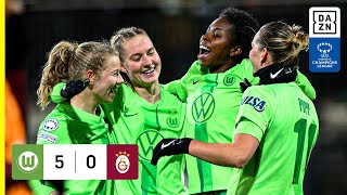 HIGHLIGHTS  VfL Wolfsburg vs Galatasaray AŞ  UEFA Womens Champions League 2425 Deutsch [upl. by Yekciv]