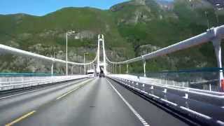 Rv 13 Norway Hardanger Bridge [upl. by Neerhtak787]