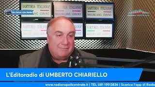 LEDITORIALE DI UMBERTO CHIARIELLO 2011 quotSperiamo che MAZZARRI 20 abbia tenuto il cuore anticoquot [upl. by Asoj]