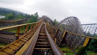 Thundercoaster front seat onride HD POV TusenFryd [upl. by Heilman]