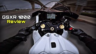 2023 GSXR 1000 Review  Wheelies  Top Speed Pulls [upl. by Orecul]