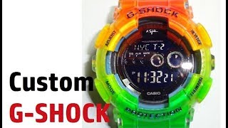 Custom GShock Band amp Bezel GA100 GD100 GA110 GD110 [upl. by Zebulen]