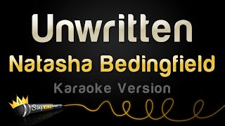 Natasha Bedingfield  Unwritten Karaoke Version [upl. by Emmer]