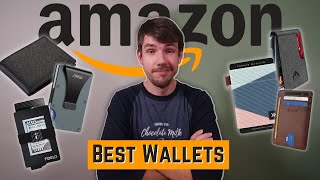 The 6 Best BUDGET Minimalist Wallets on Amazon [upl. by Vedetta]