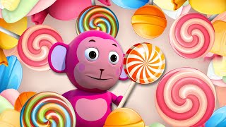 Lollipops Cake Pops  Candy Song  All Babies Channel 3D Kids Songs on HooplaKidz [upl. by Aylatan]