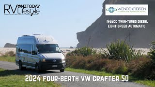 The PERFECT campervan for families and freedom camping  VW Crafter Campervan Tour [upl. by Anelem]