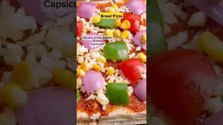 Bread Pizza Recipe  Instant Bread Pizza Recipe The Perfect Snack for Busy Days trendingshorts yt [upl. by Euqinwahs710]