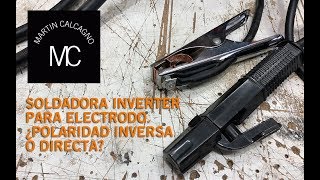 Como regular la soldadora inverter de electrodo o MMA [upl. by Nialb425]