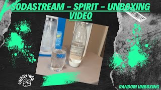 Sodastream  Spirit  Unboxing Video [upl. by Verras659]