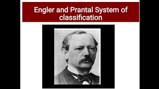 Engler and Prantal System of Classification  Part 1 [upl. by Finley77]