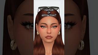 catfish or attractive how many did you get right😳 sims4 thesims4 sims shorts [upl. by Haisa545]