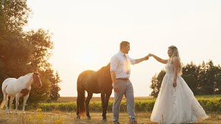 Garrett amp Mckenzie  Oregon Vineyard Wedding [upl. by Anneyehc]