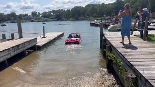 1967 Amphicar at 37th annual Smith Mountain Lake Antique and Classic Boat Show [upl. by Lalage202]