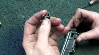 Gunsmithing Disassembly and Reassembly Mauser C96 quotThe Broomhandlequot Gunworks [upl. by Alyacim684]