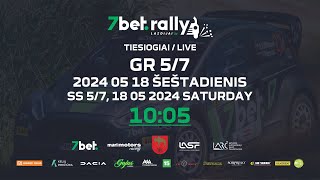 7BET RALLY LAZDIJAI 2024 GR 57 [upl. by Marucci]